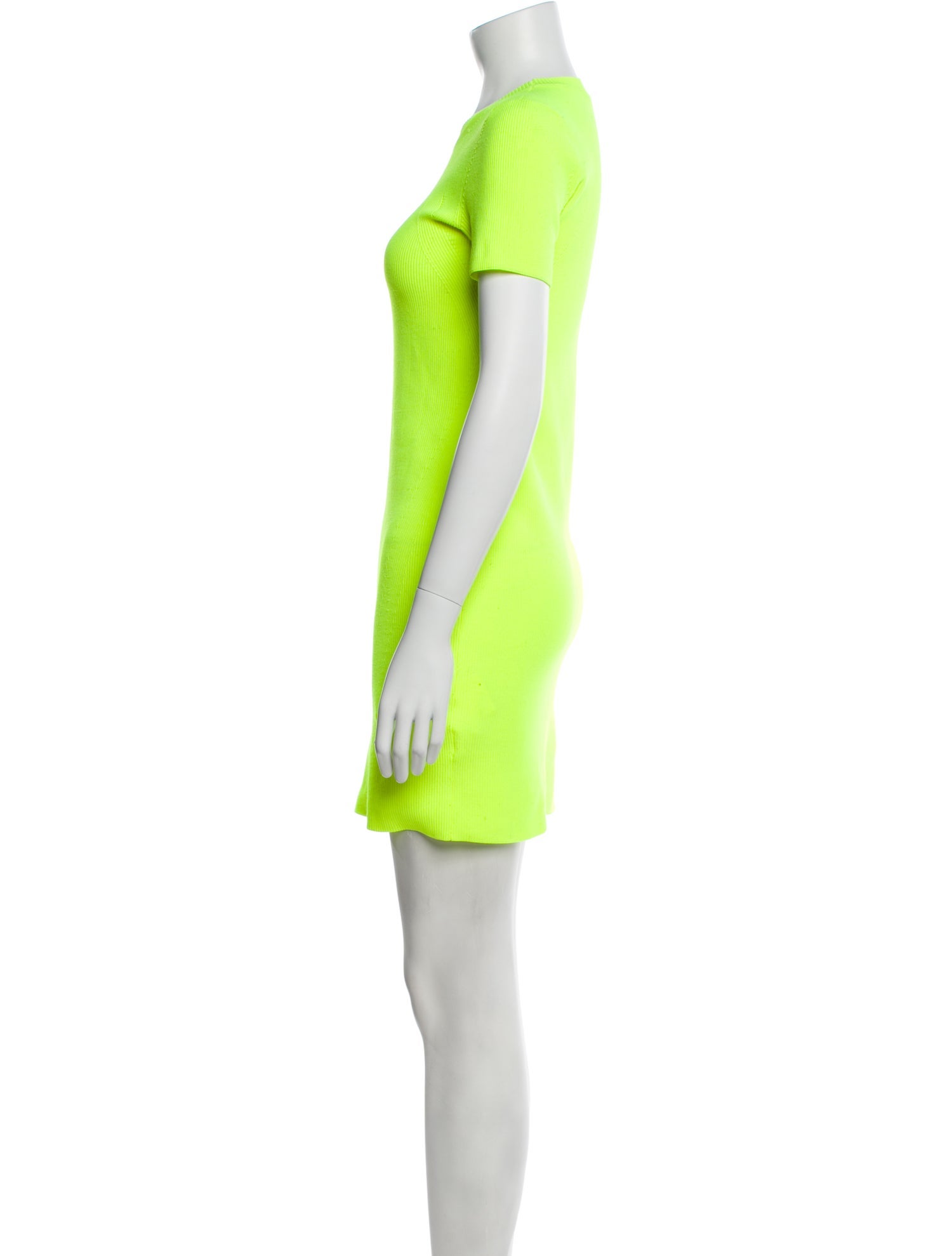 Helmut Lang Crew Neck Mini Dress