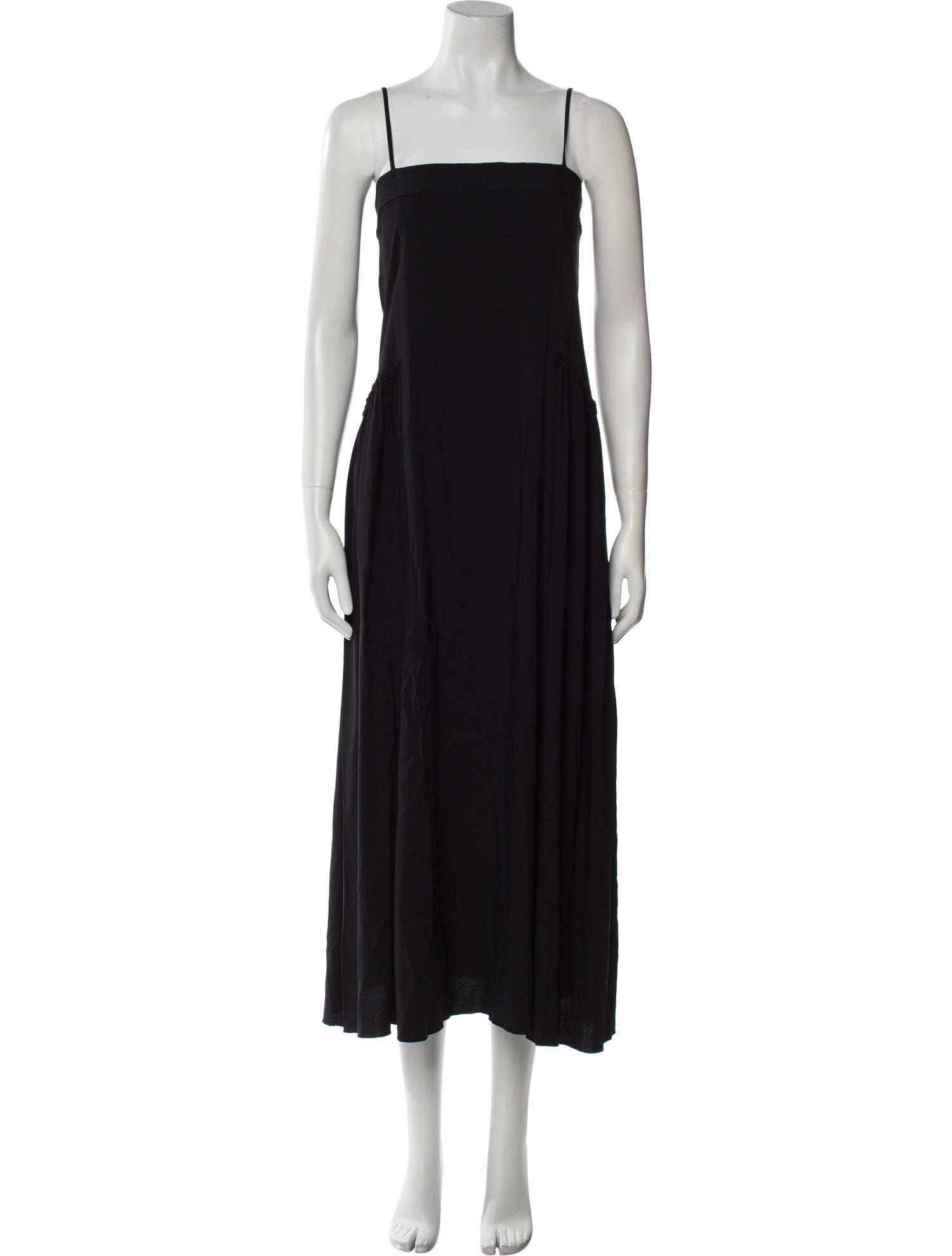 Helmut Lang Square Neckline Midi Length Dress