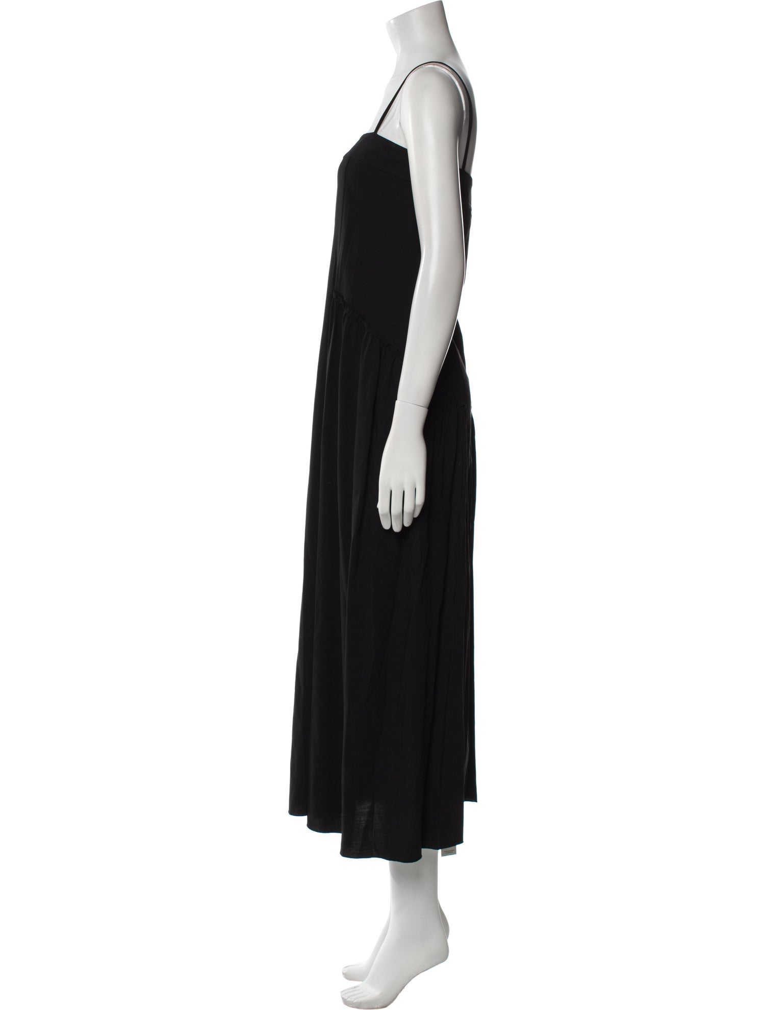Helmut Lang Square Neckline Midi Length Dress