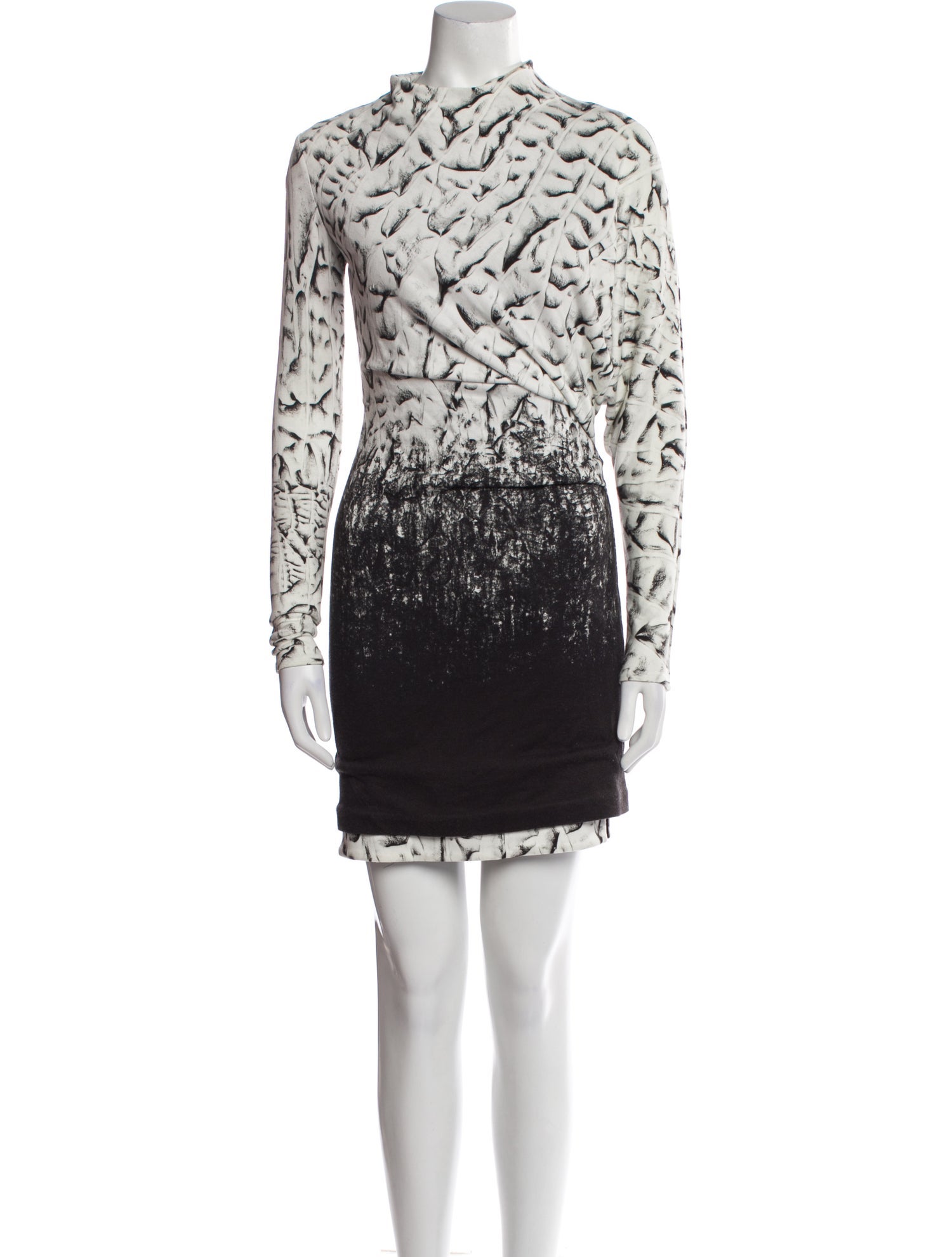 Helmut Lang Printed Mini Dress