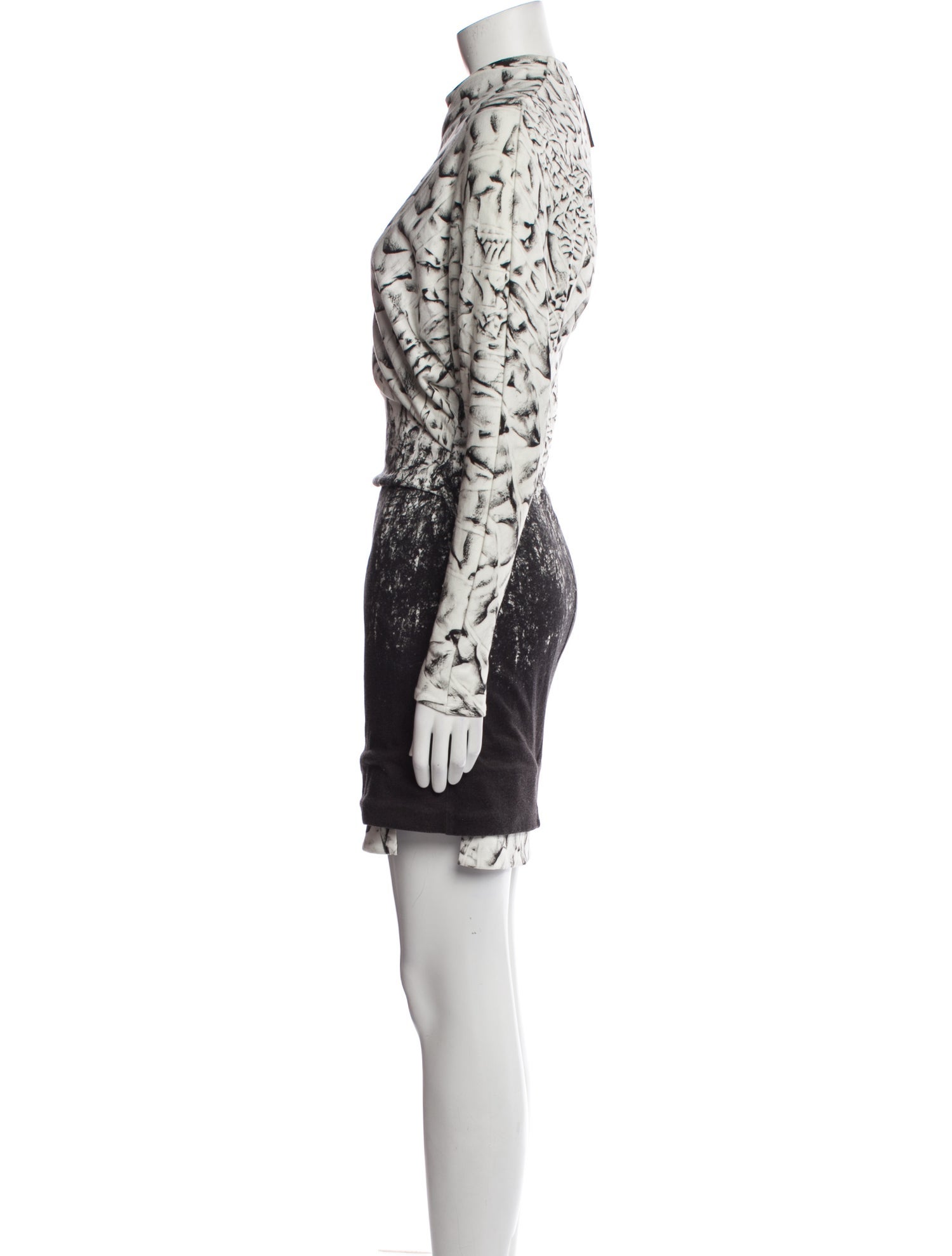 Helmut Lang Printed Mini Dress