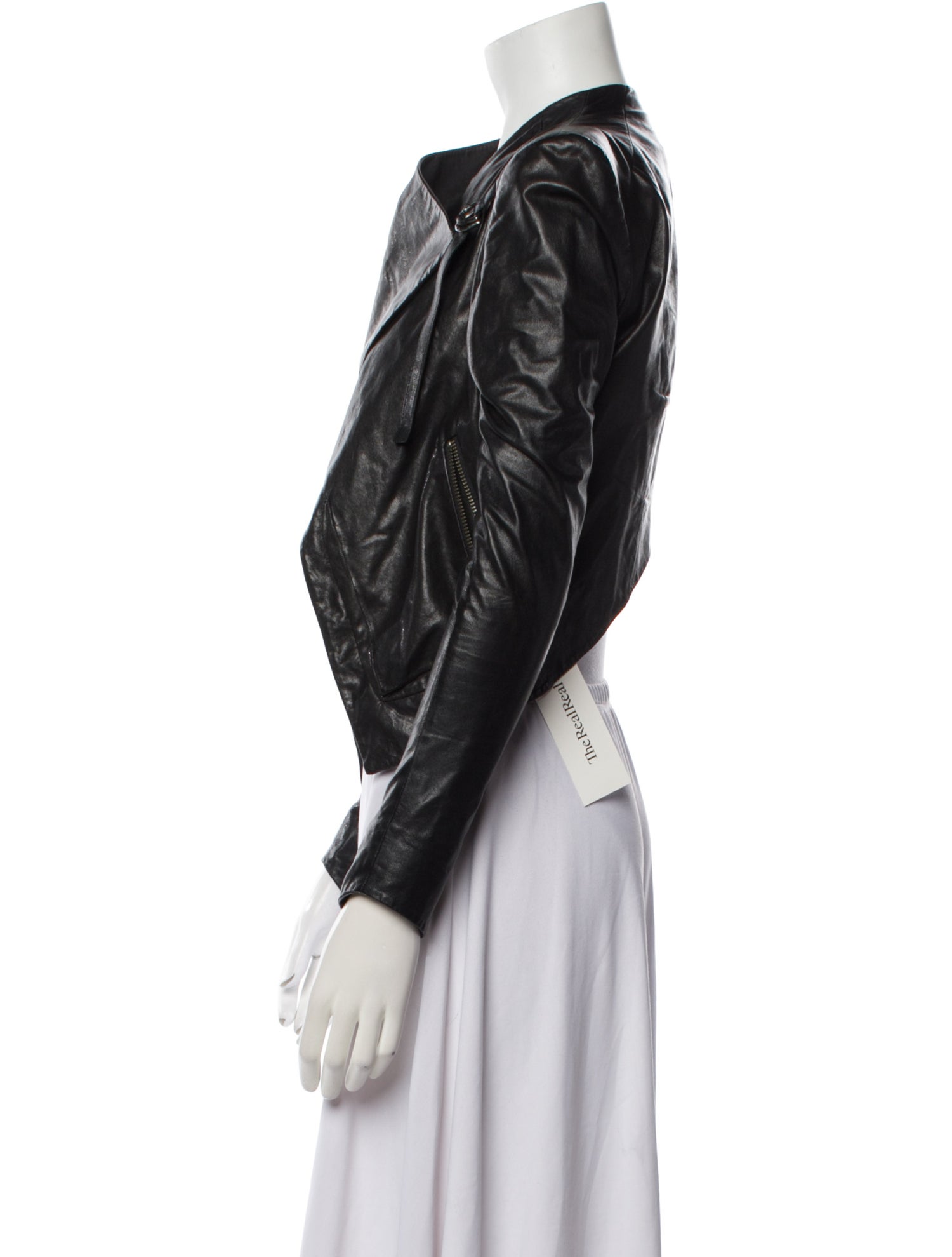 Helmut Lang Leather Evening Jacket