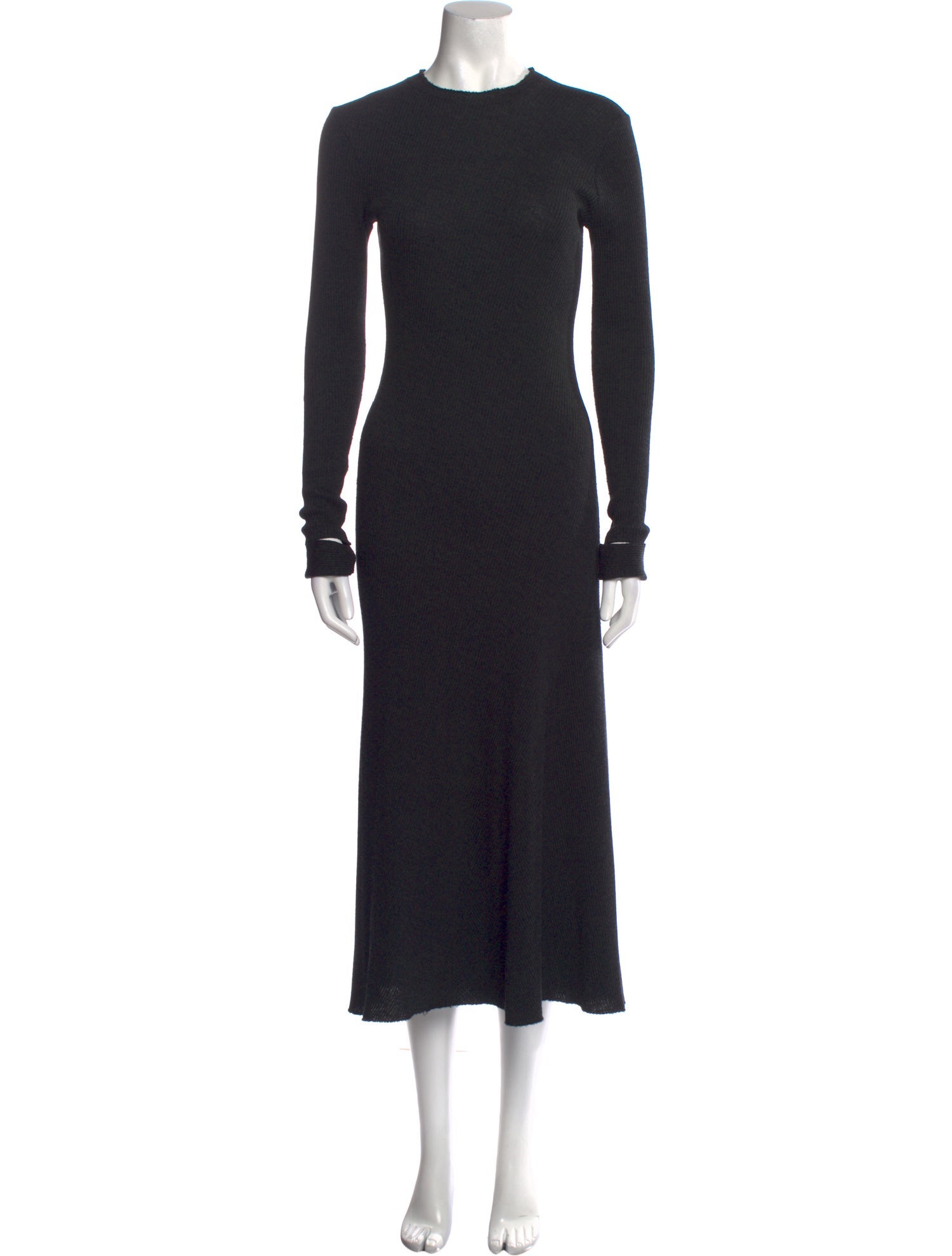 Helmut Lang Crew Neck Long Dress