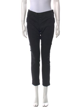 Helmut Lang Leather Straight Leg Pants