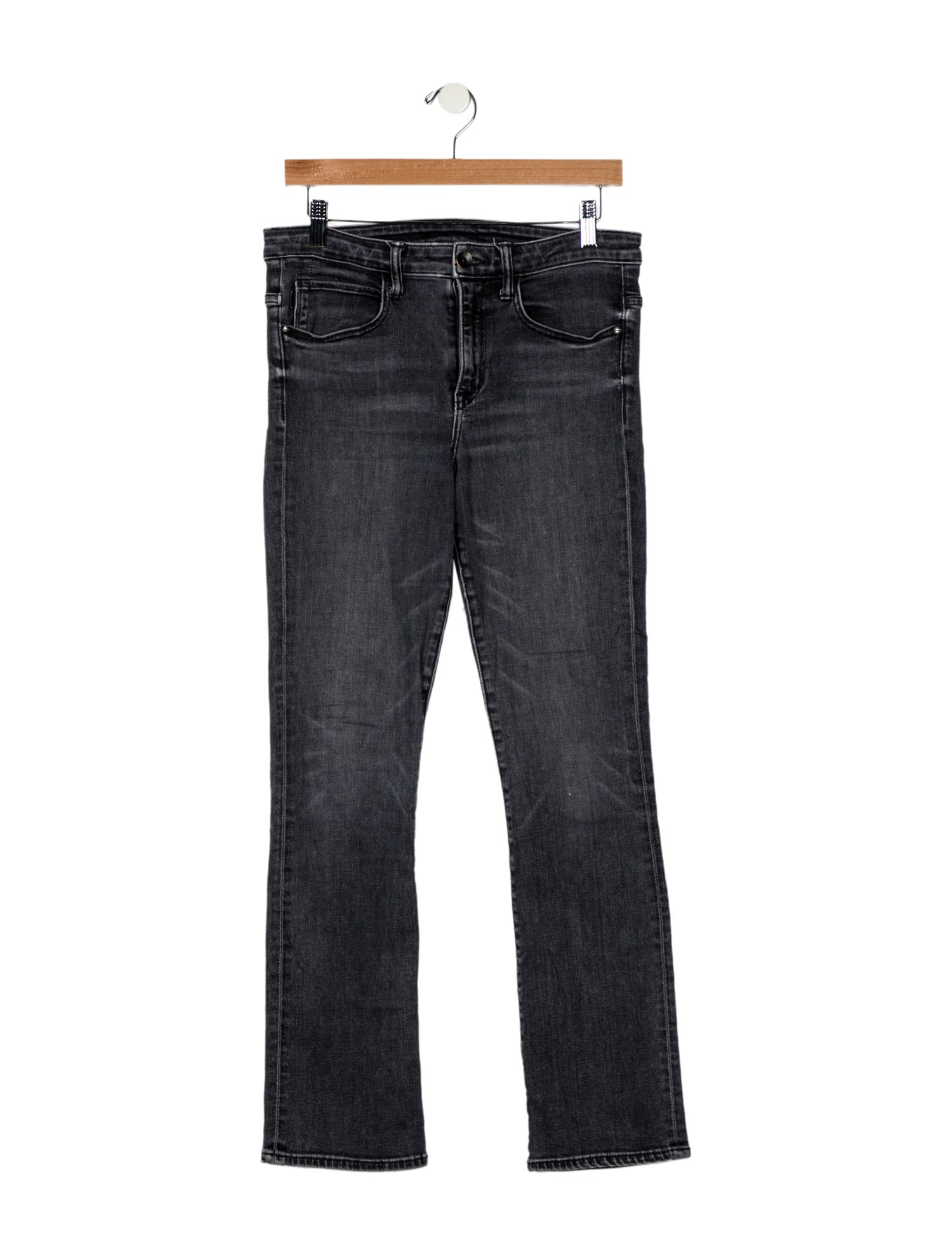 Helmut Lang High-Rise Straight Leg Jeans