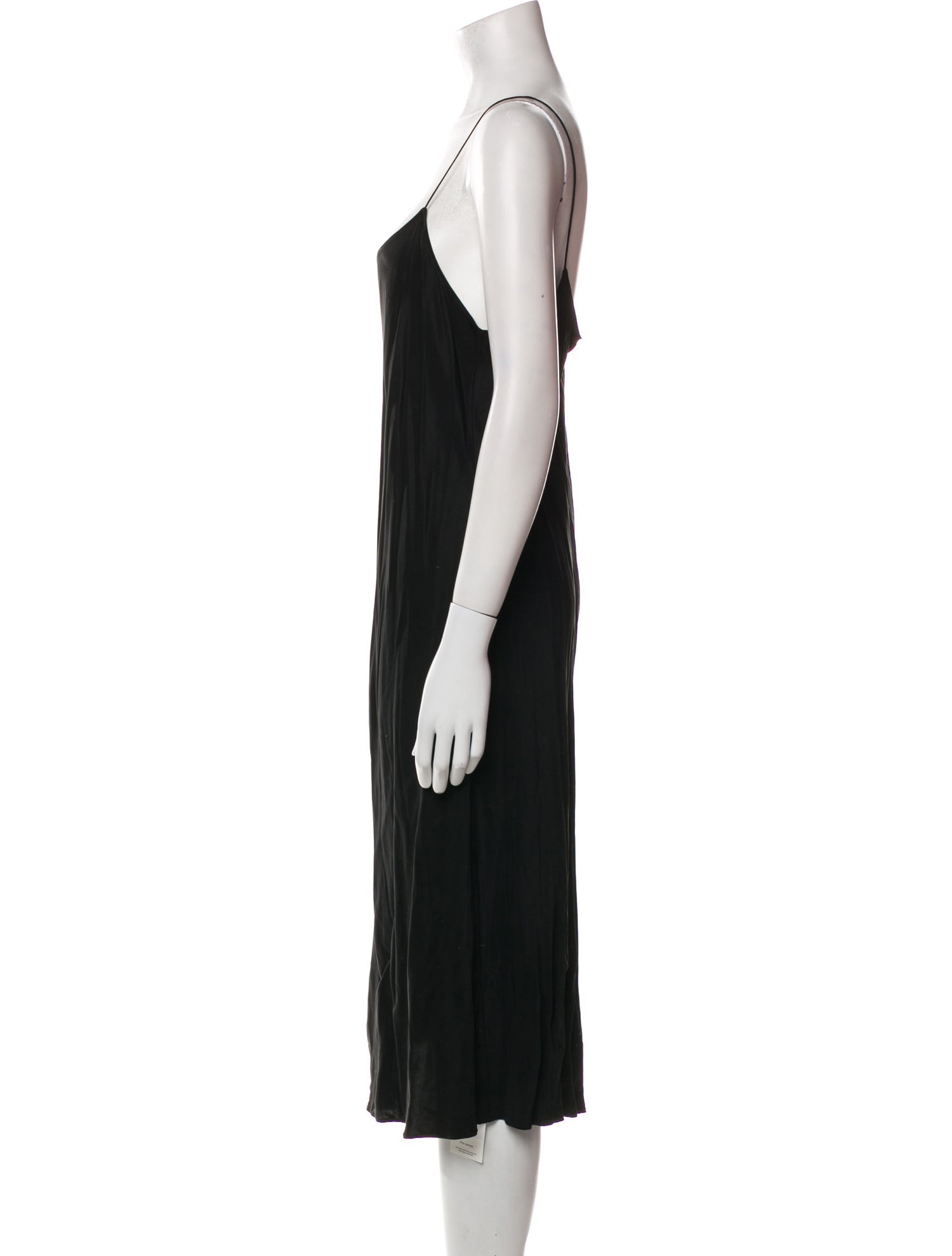 Helmut Lang Scoop Neck Midi Length Dress