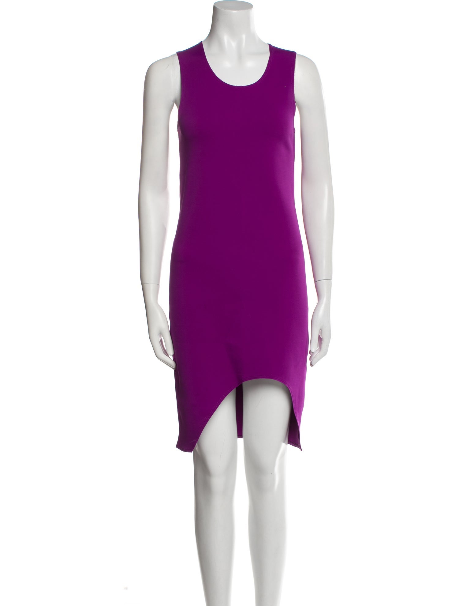 Helmut Lang Scoop Neck Knee-Length Dress