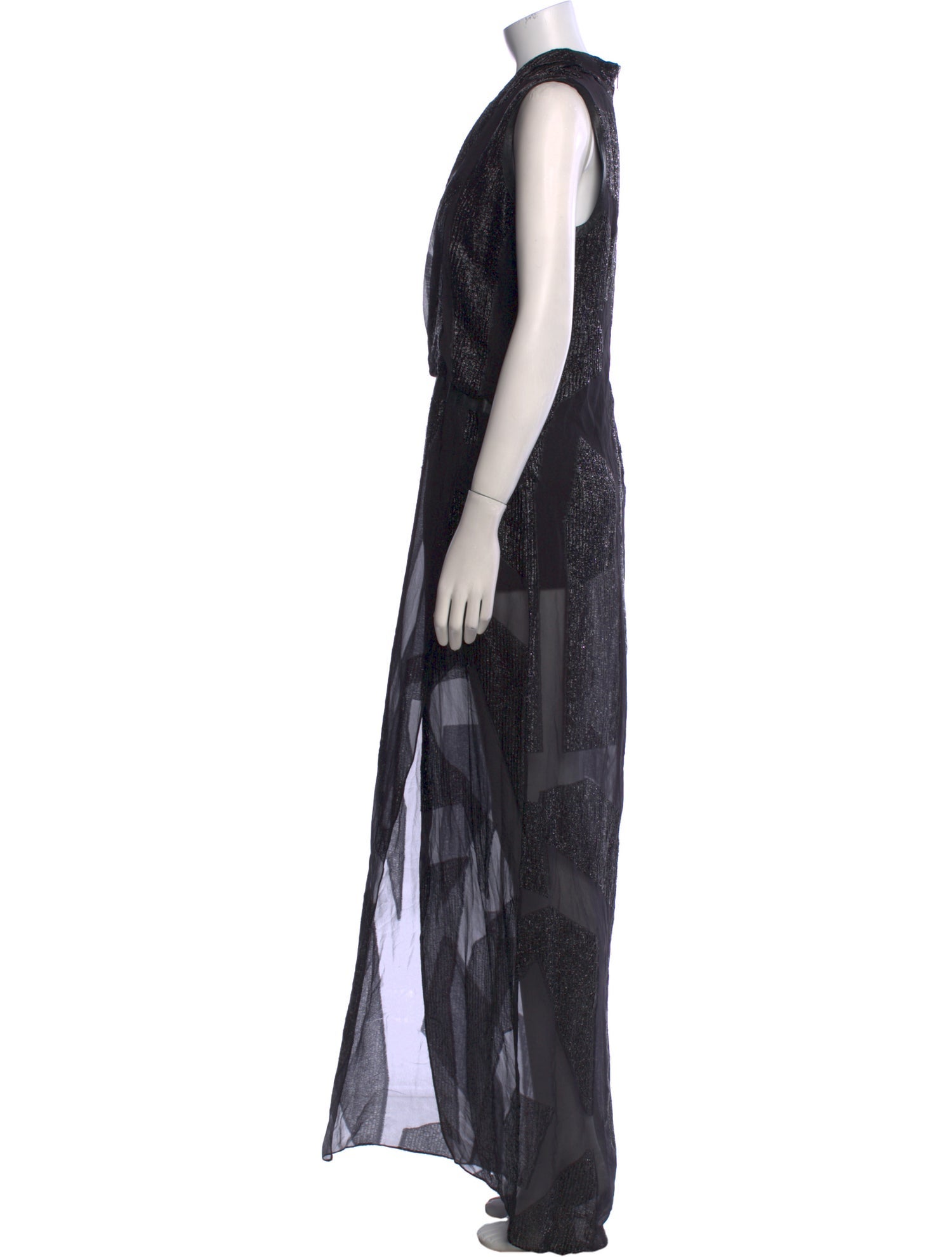 Helmut Lang Silk Long Dress