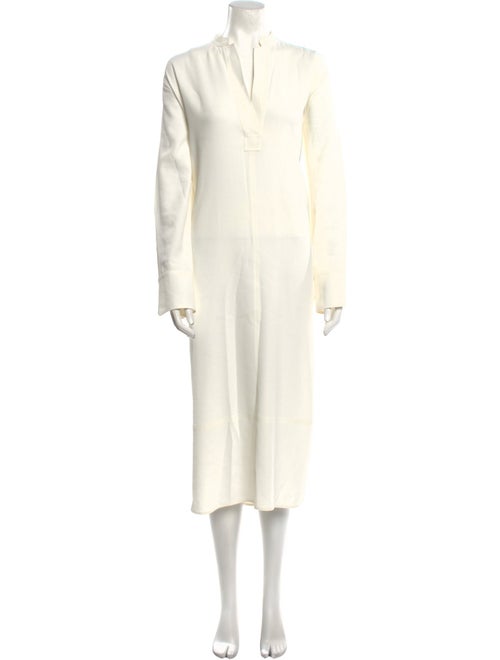 Helmut Lang V-Neck Long Dress