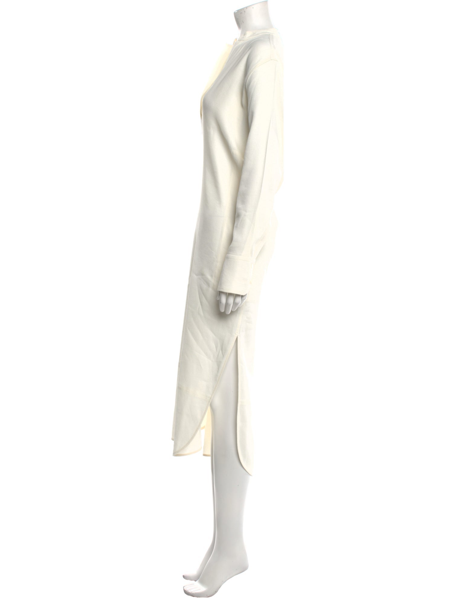Helmut Lang V-Neck Long Dress