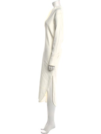Helmut Lang V-Neck Long Dress