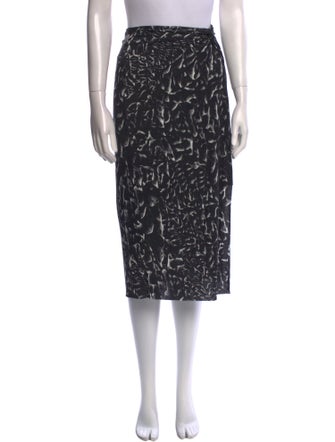 Helmut Lang Printed Knee-Length Skirt