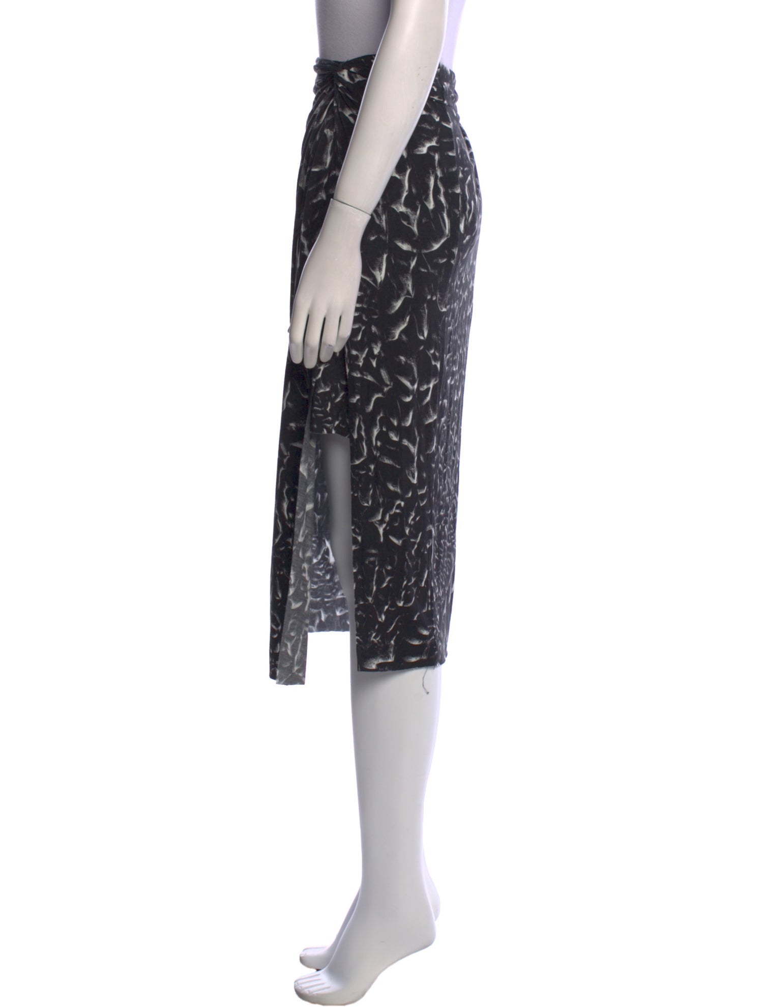 Helmut Lang Printed Knee-Length Skirt