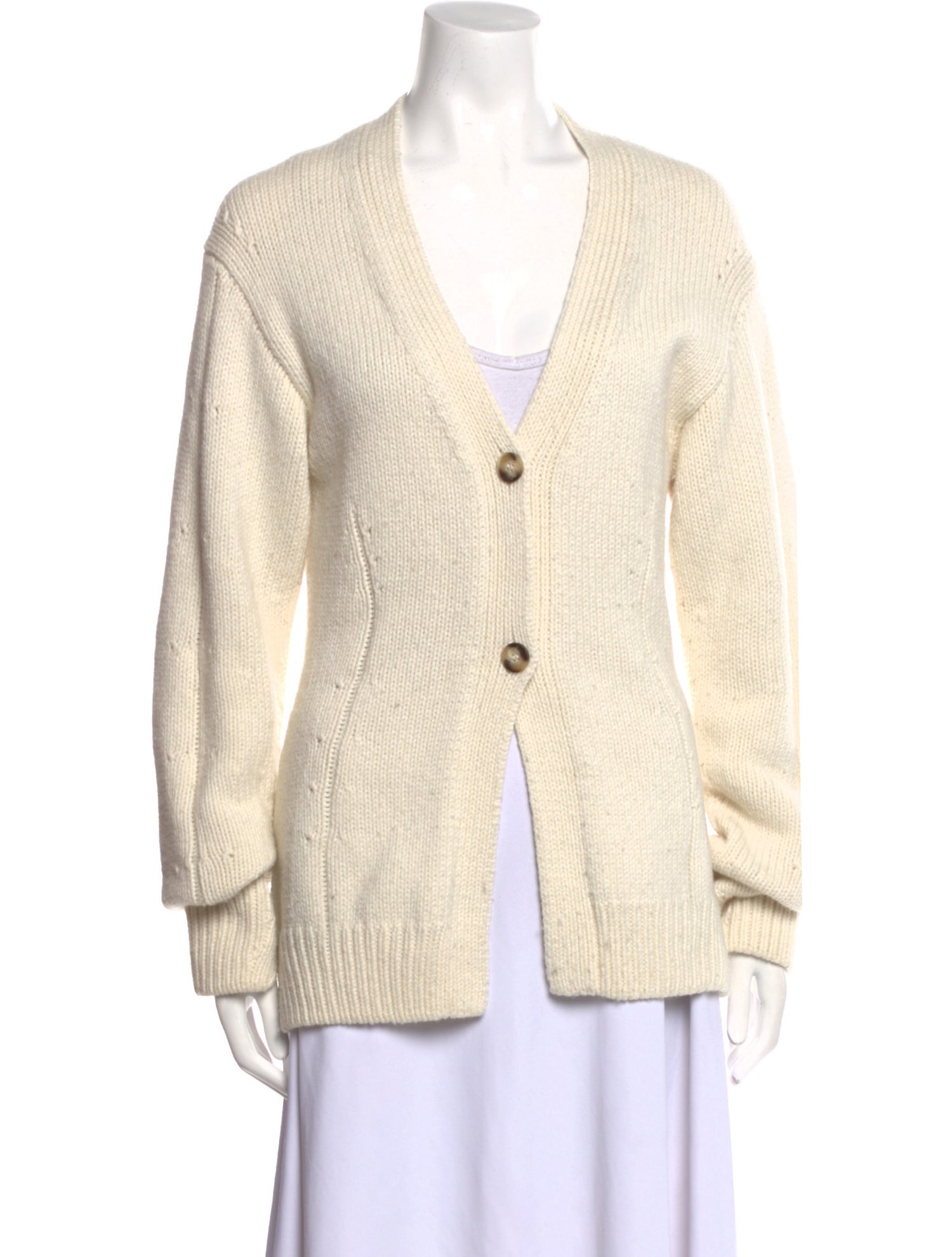 Helmut Lang Wool V-Neck Sweater