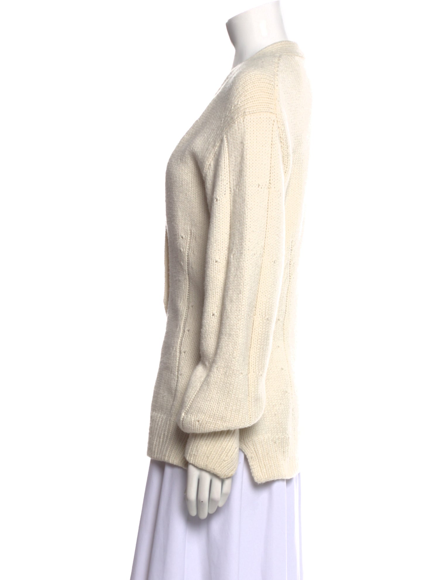 Helmut Lang Wool V-Neck Sweater