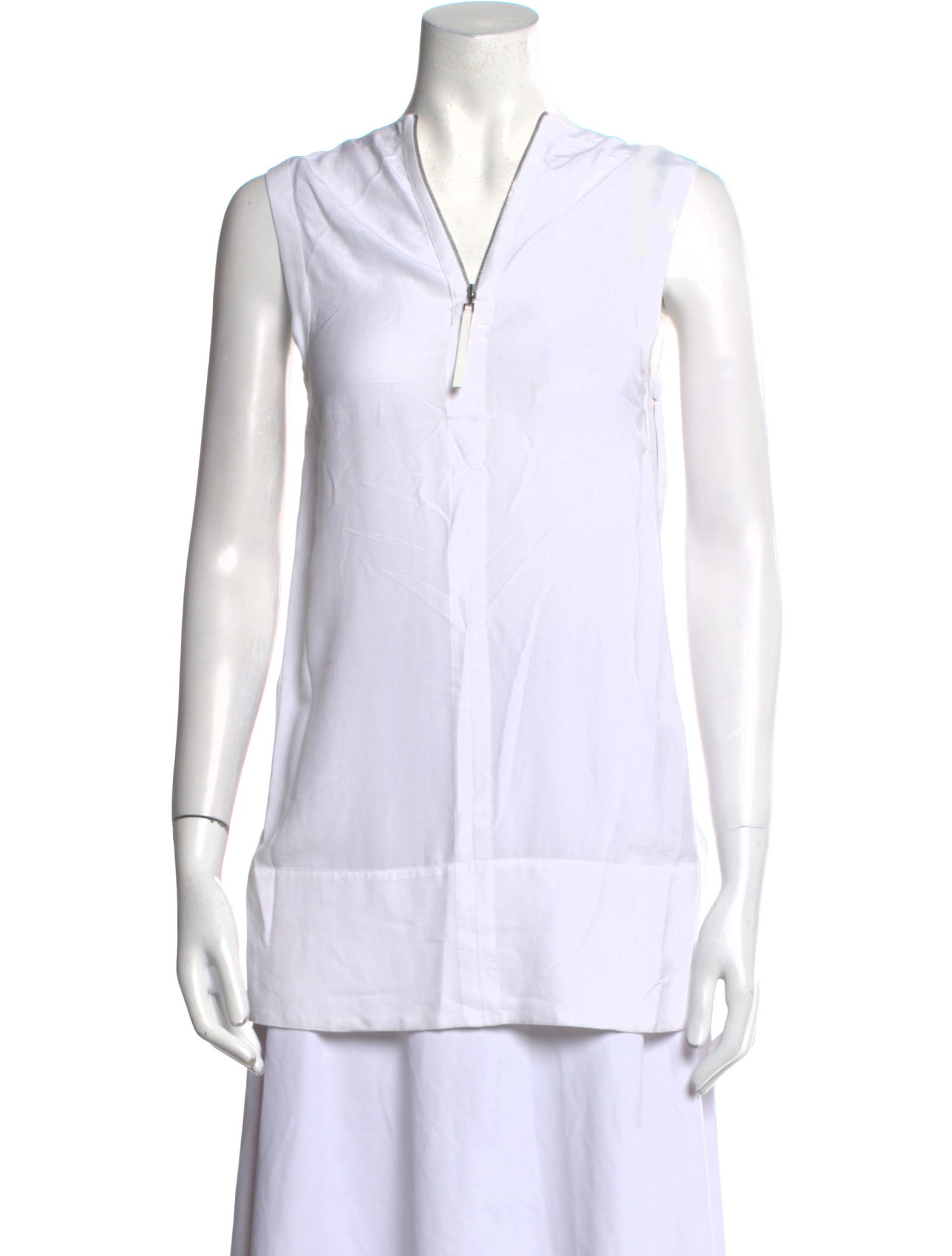 Helmut Lang V-Neck Sleeveless Top