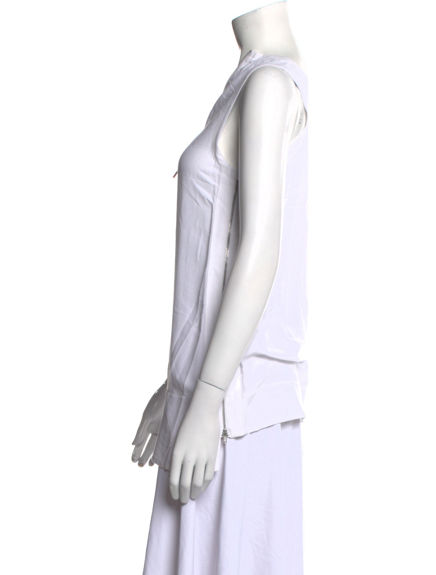 Helmut Lang V-Neck Sleeveless Top