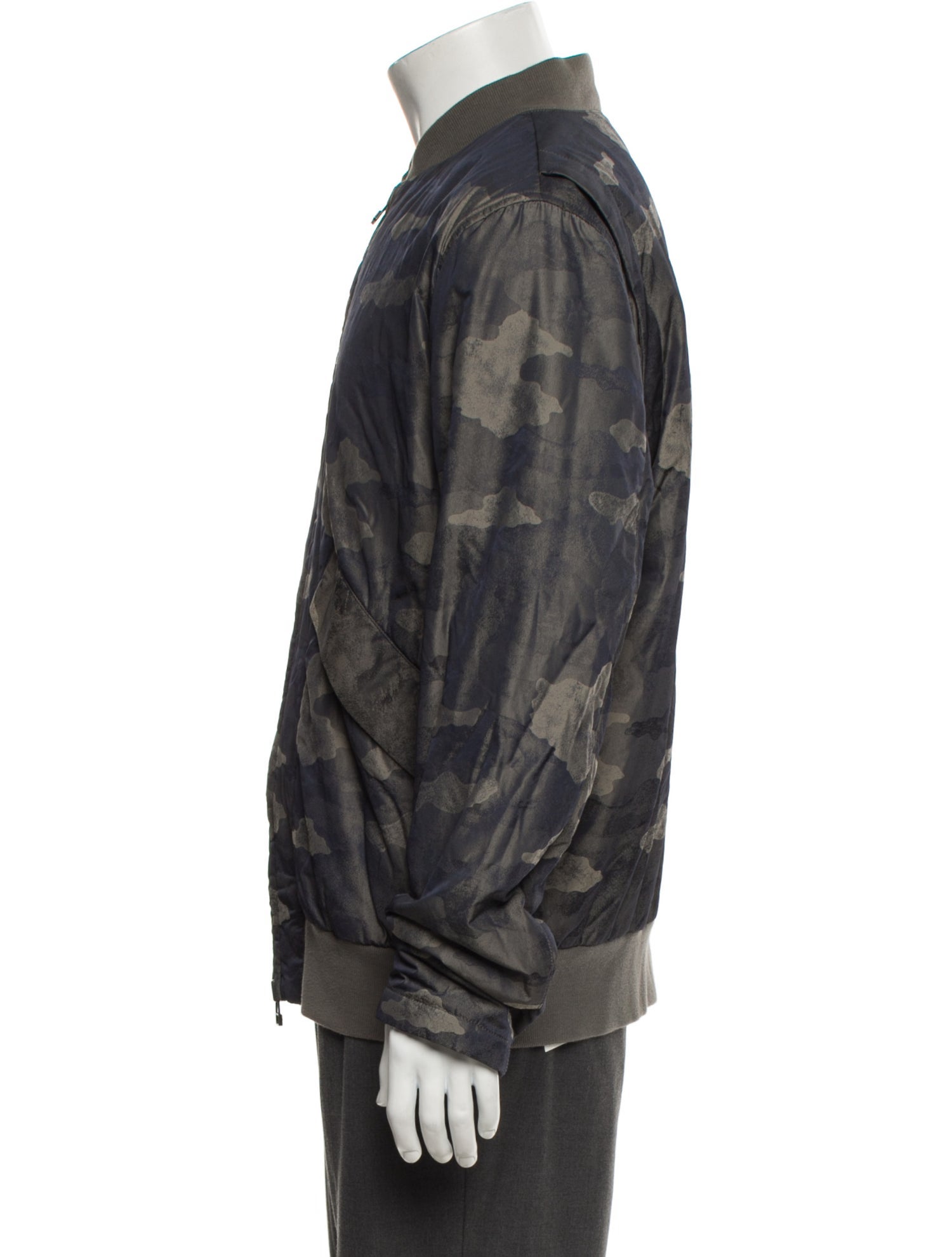Helmut Lang Camouflage Print Utility Jacket