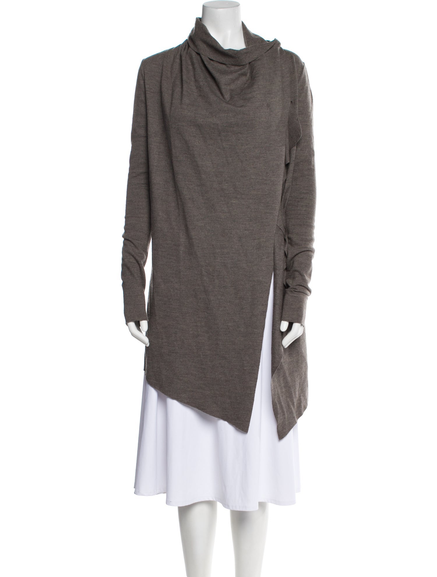 Helmut Lang Wool Cowl Neck Sweater