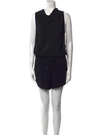 Helmut Lang Cowl Neck Romper