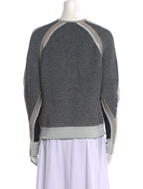 Helmut Lang Striped Scoop Neck Sweater