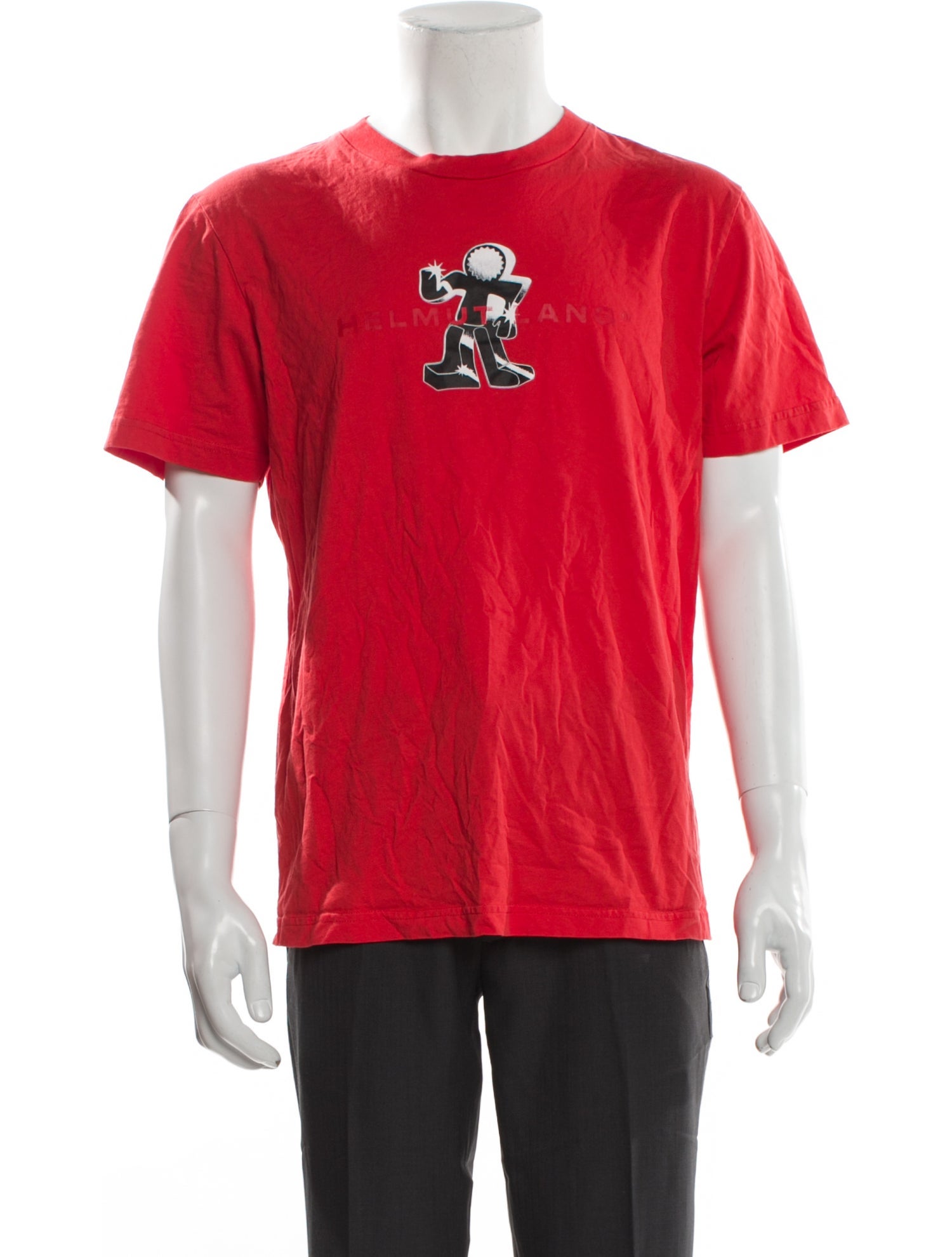 Helmut Lang Graphic Print Crew Neck T-Shirt