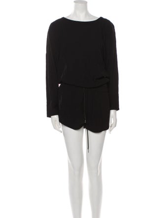 Helmut Lang Bateau Neckline Romper