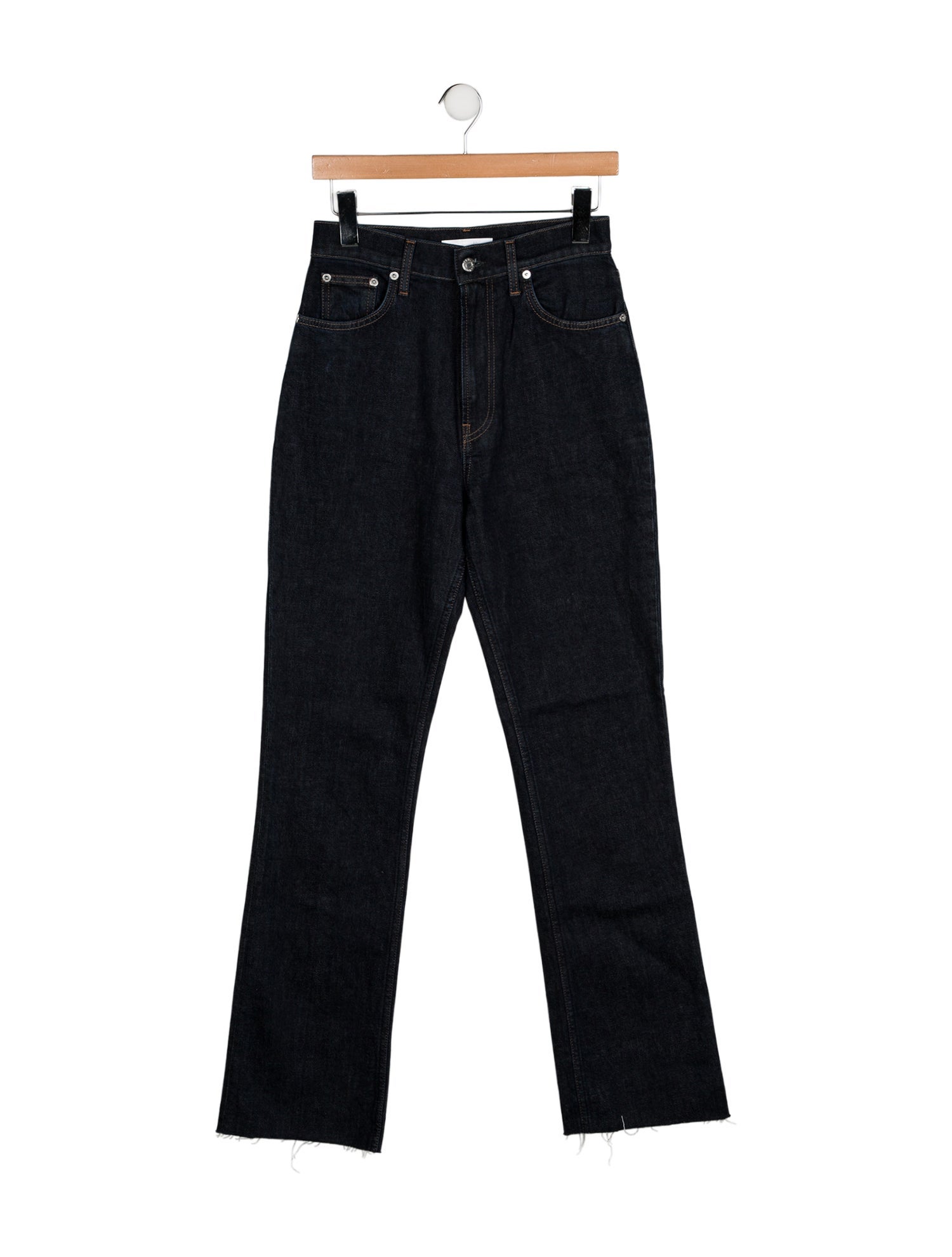 Helmut Lang High-Rise Straight Leg Jeans