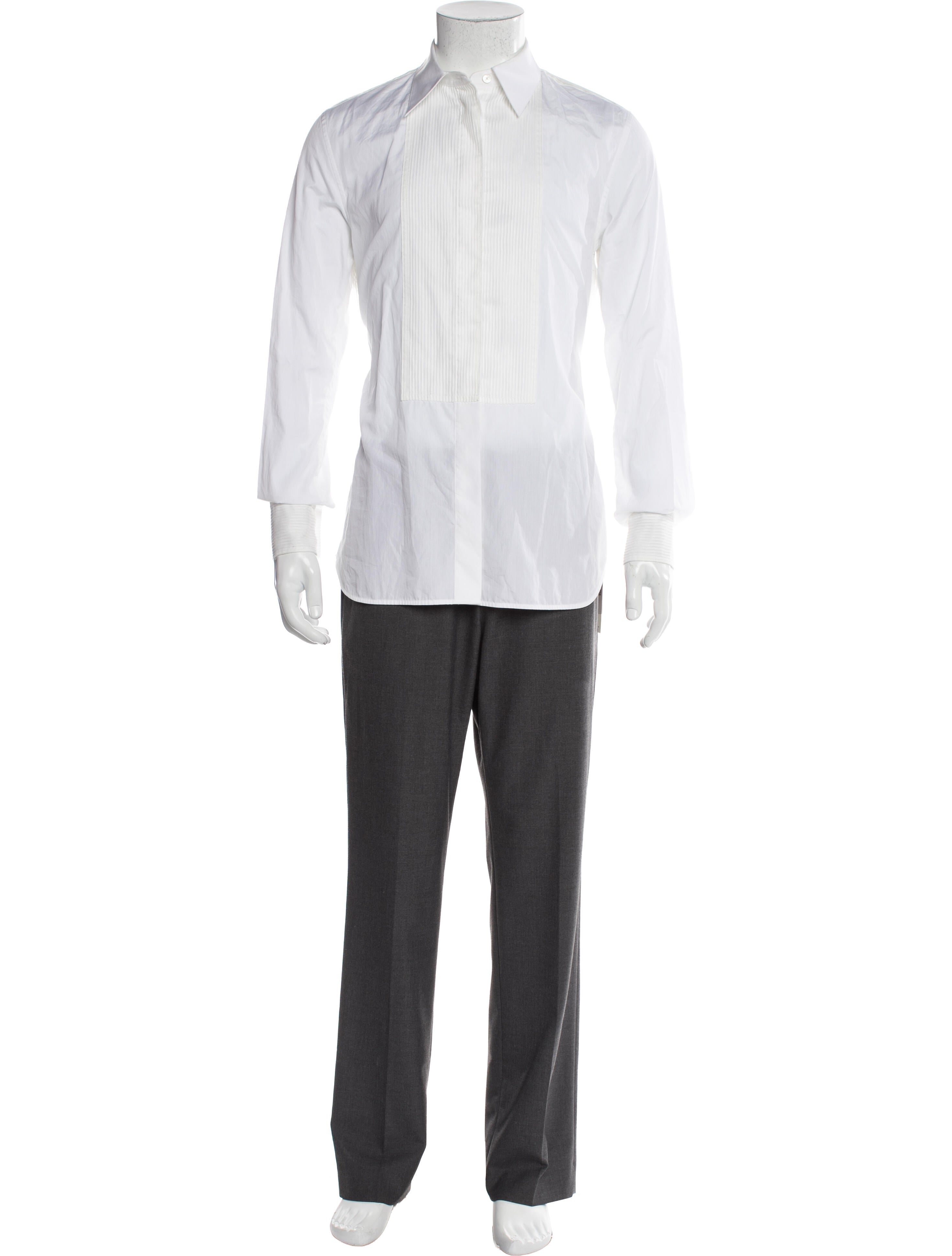Helmut Lang Long Sleeve Tuxedo Shirt