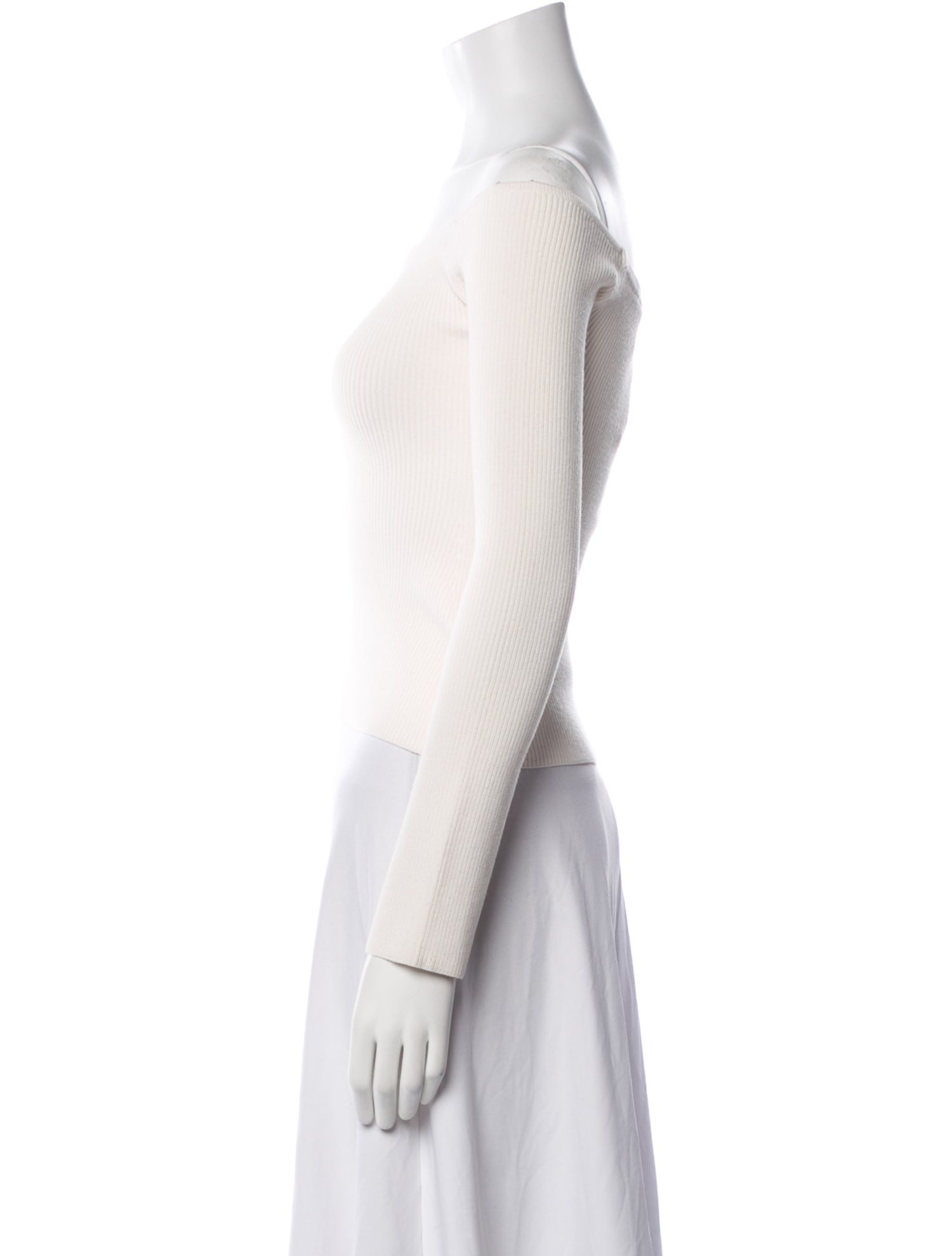 Helmut Lang Off-The-Shoulder Sweater