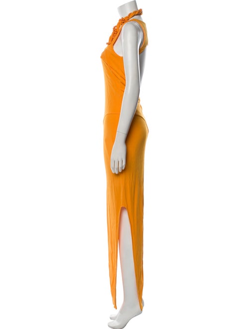 Helmut Lang Cowl Neck Long Dress