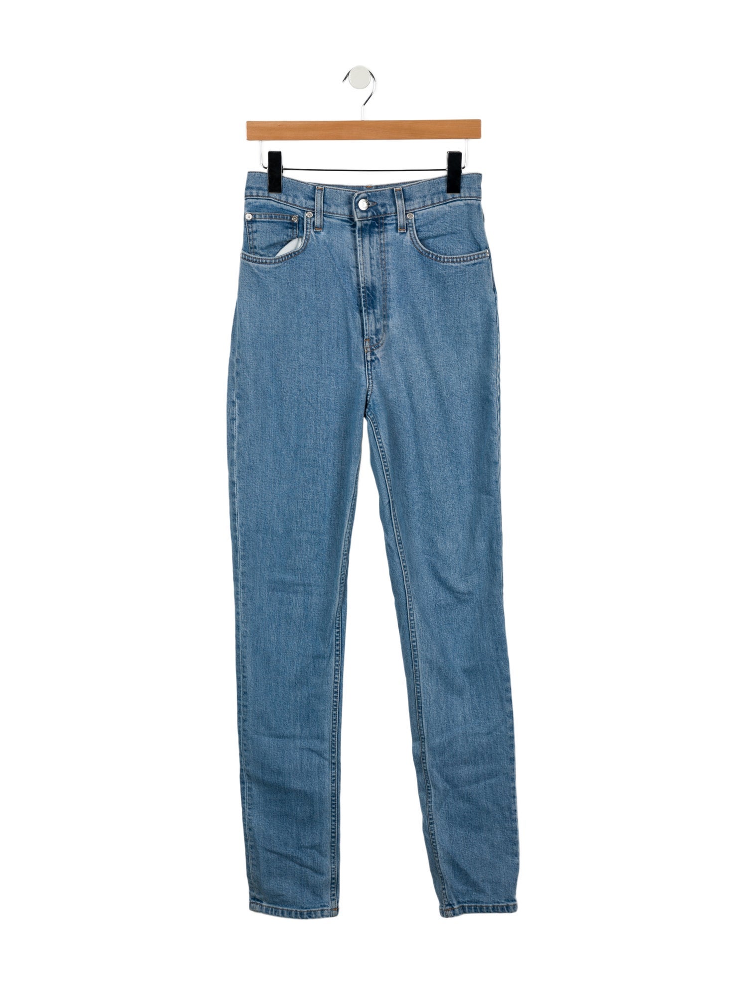 Helmut Lang High-Rise Straight Leg Jeans