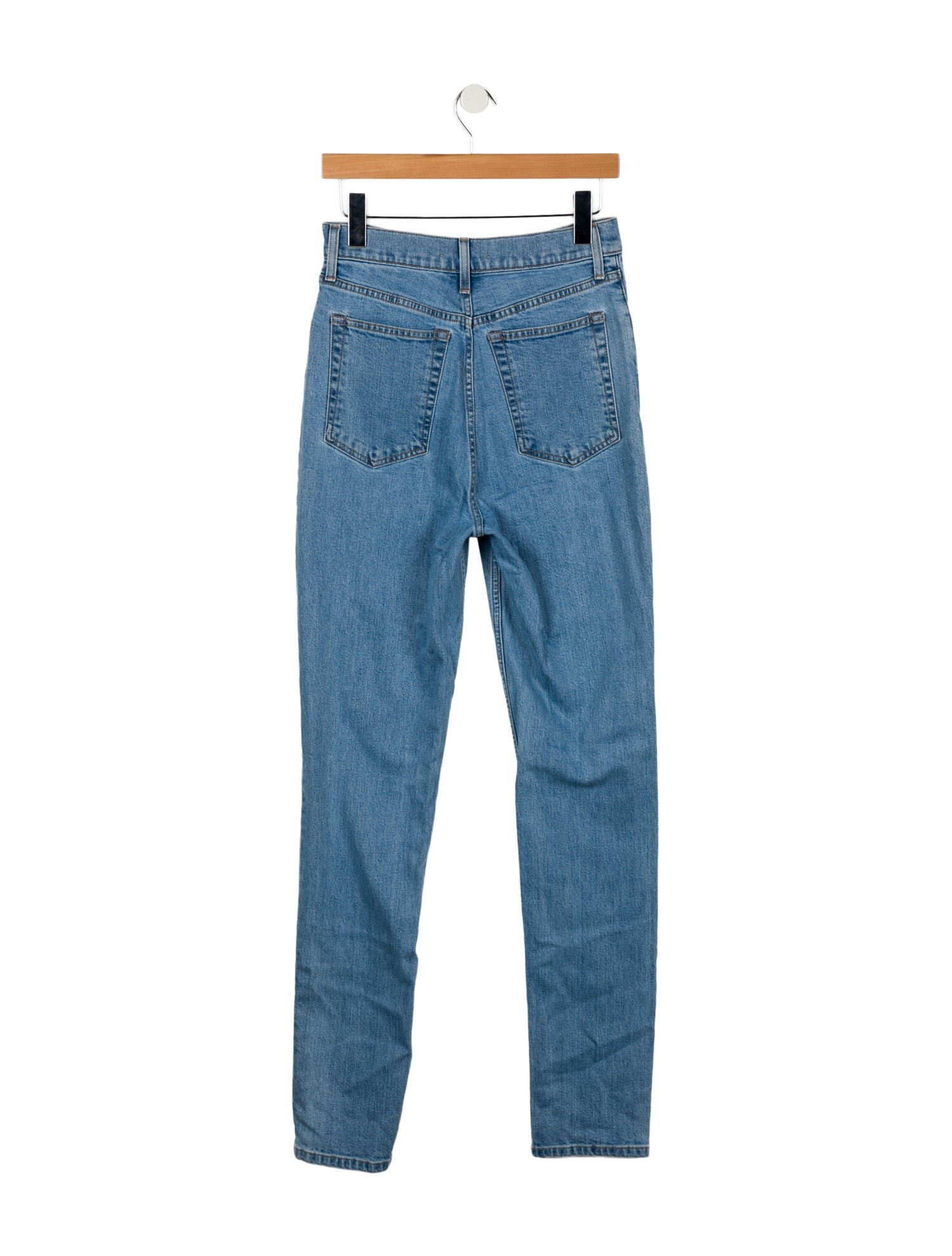 Helmut Lang High-Rise Straight Leg Jeans