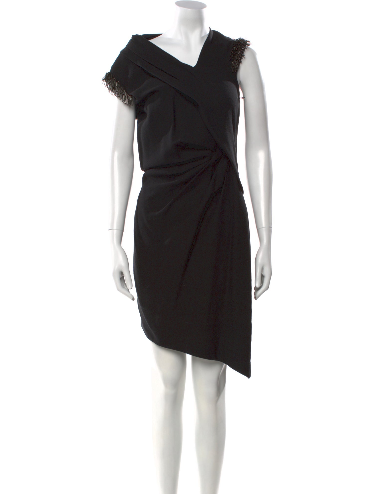 Helmut Lang V-Neck Mini Dress