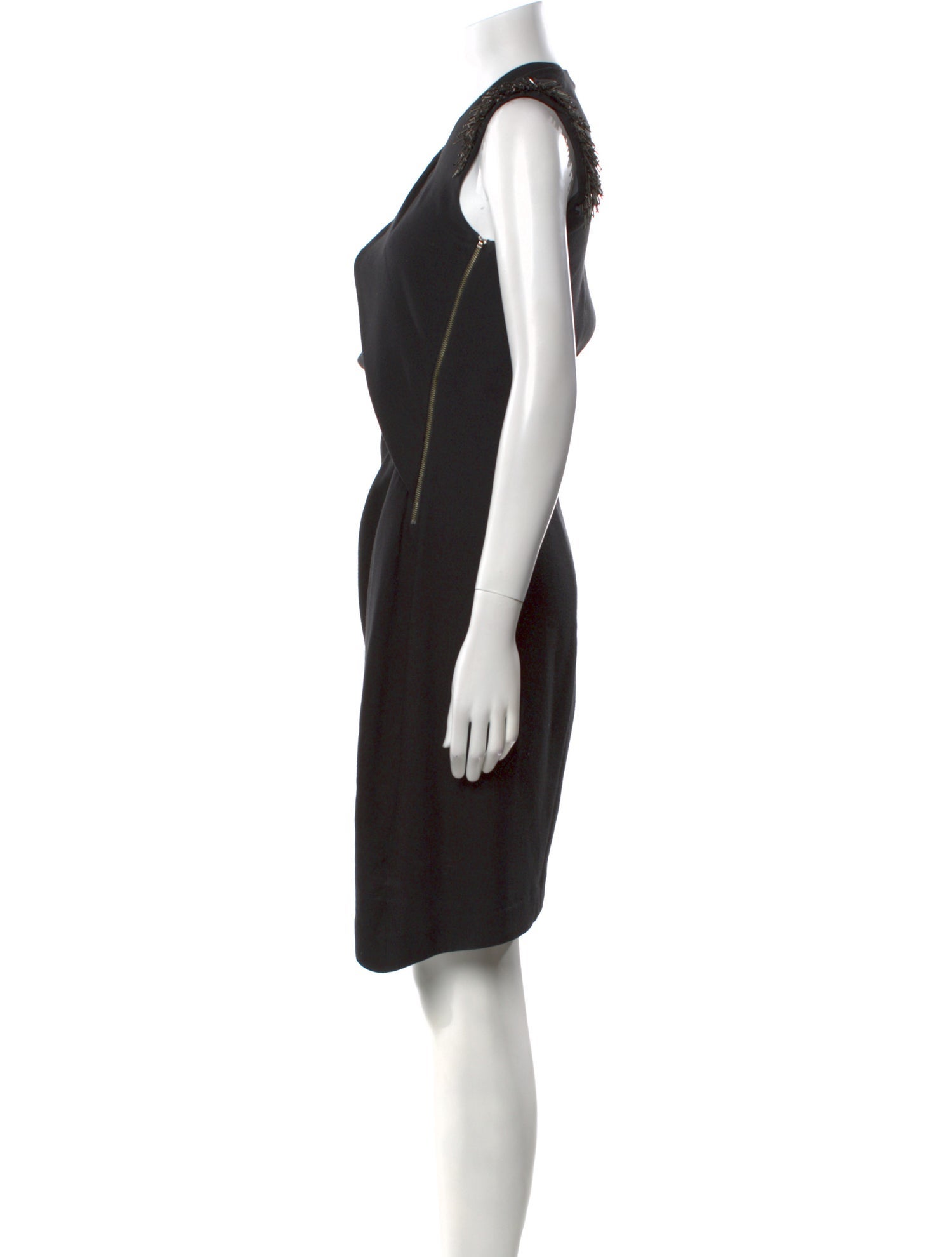 Helmut Lang V-Neck Mini Dress