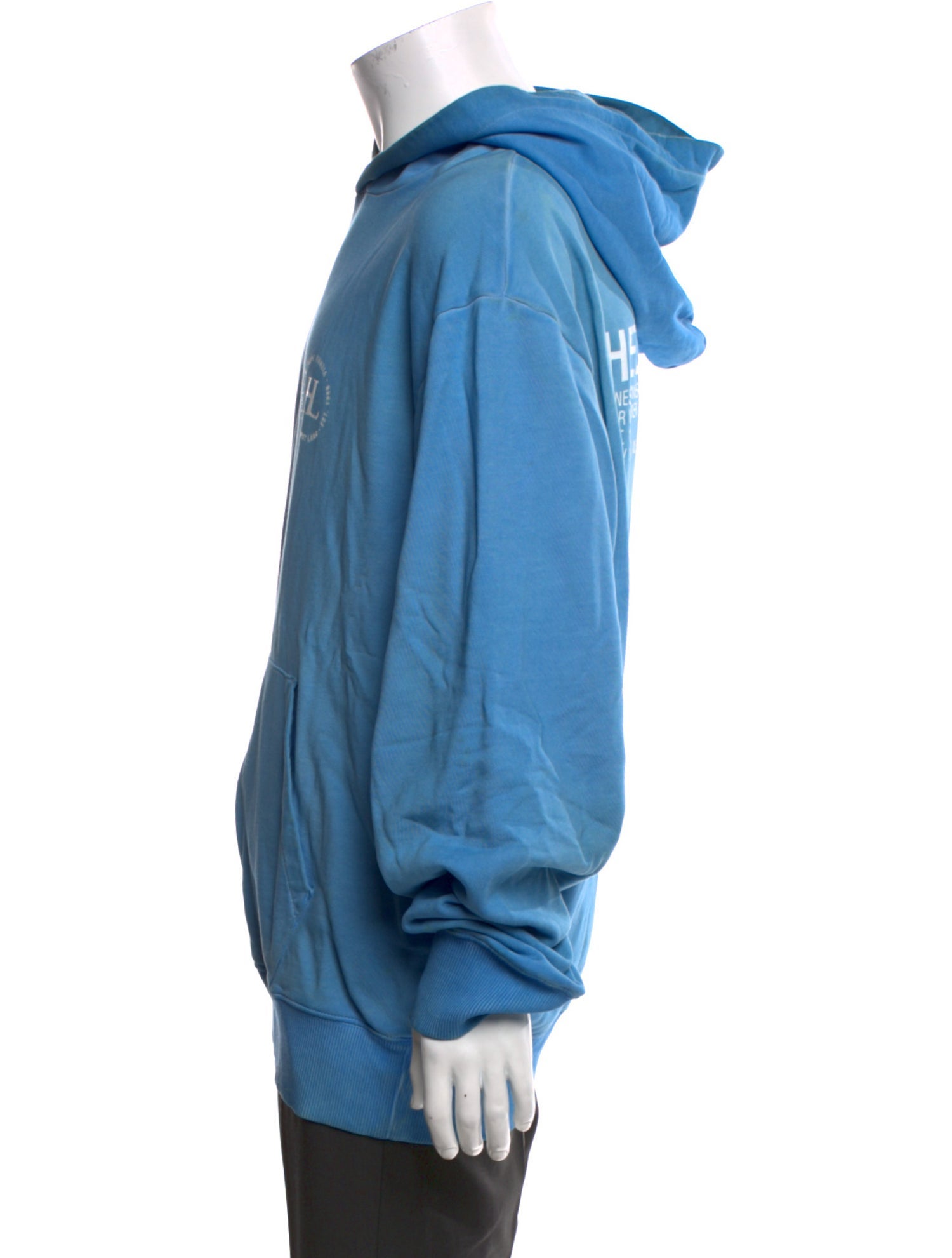 Helmut Lang Graphic Print Crew Neck Hoodie