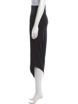 Helmut Lang Raw-Edge Trim Midi Length Skirt