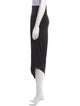Helmut Lang Raw-Edge Trim Midi Length Skirt