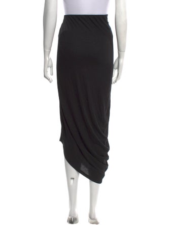 Helmut Lang Raw-Edge Trim Midi Length Skirt