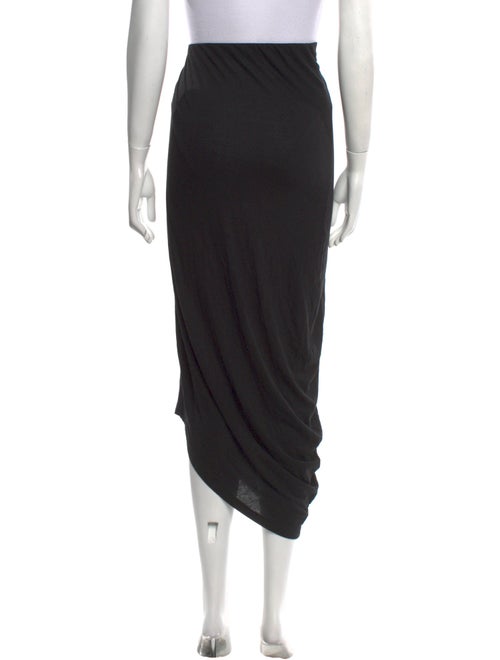 Helmut Lang Raw-Edge Trim Midi Length Skirt