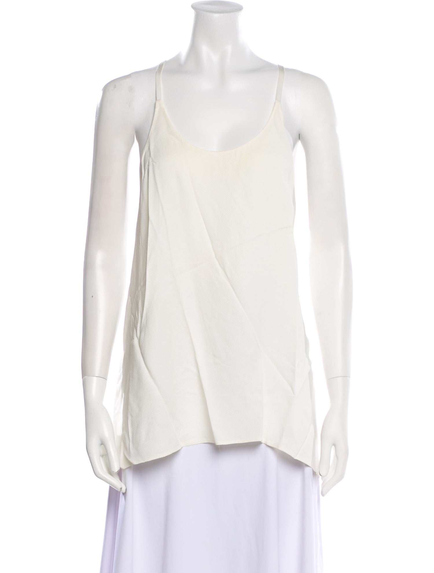 Helmut Lang Scoop Neck Sleeveless Top