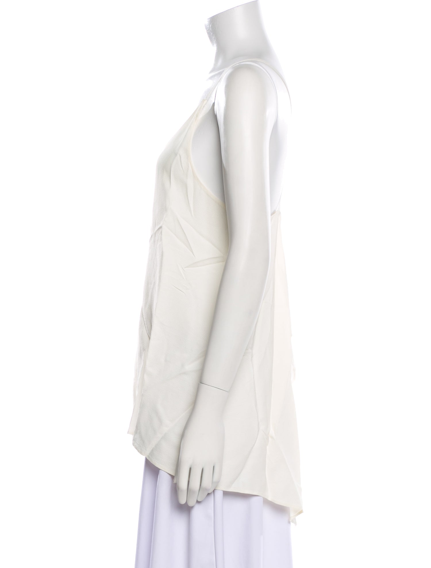 Helmut Lang Scoop Neck Sleeveless Top