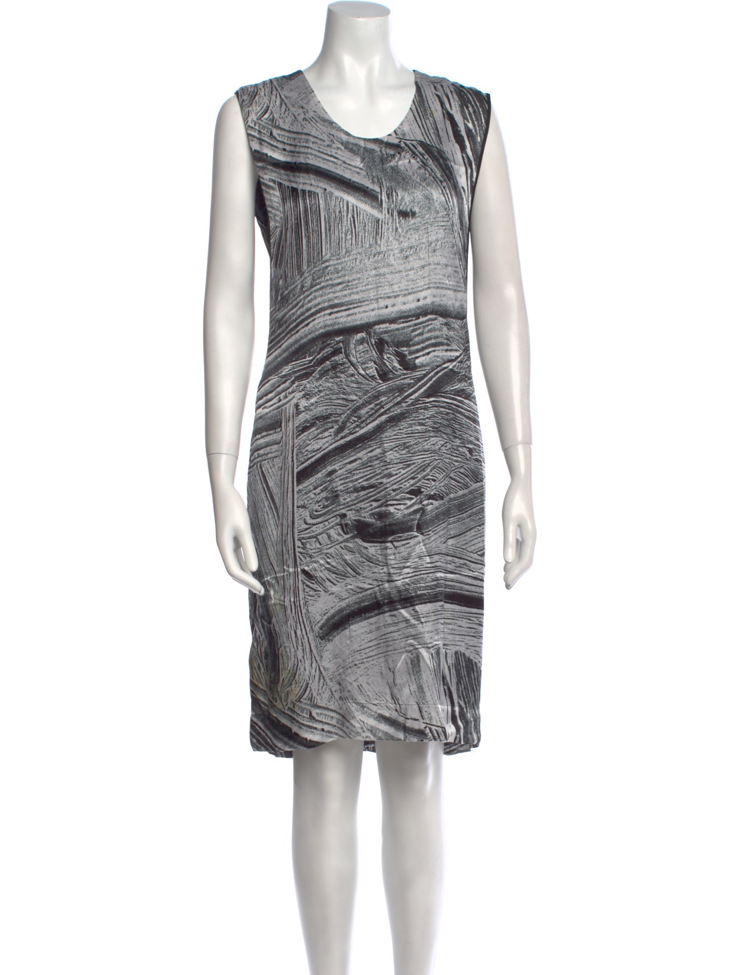 Helmut Lang Silk Knee-Length Dress