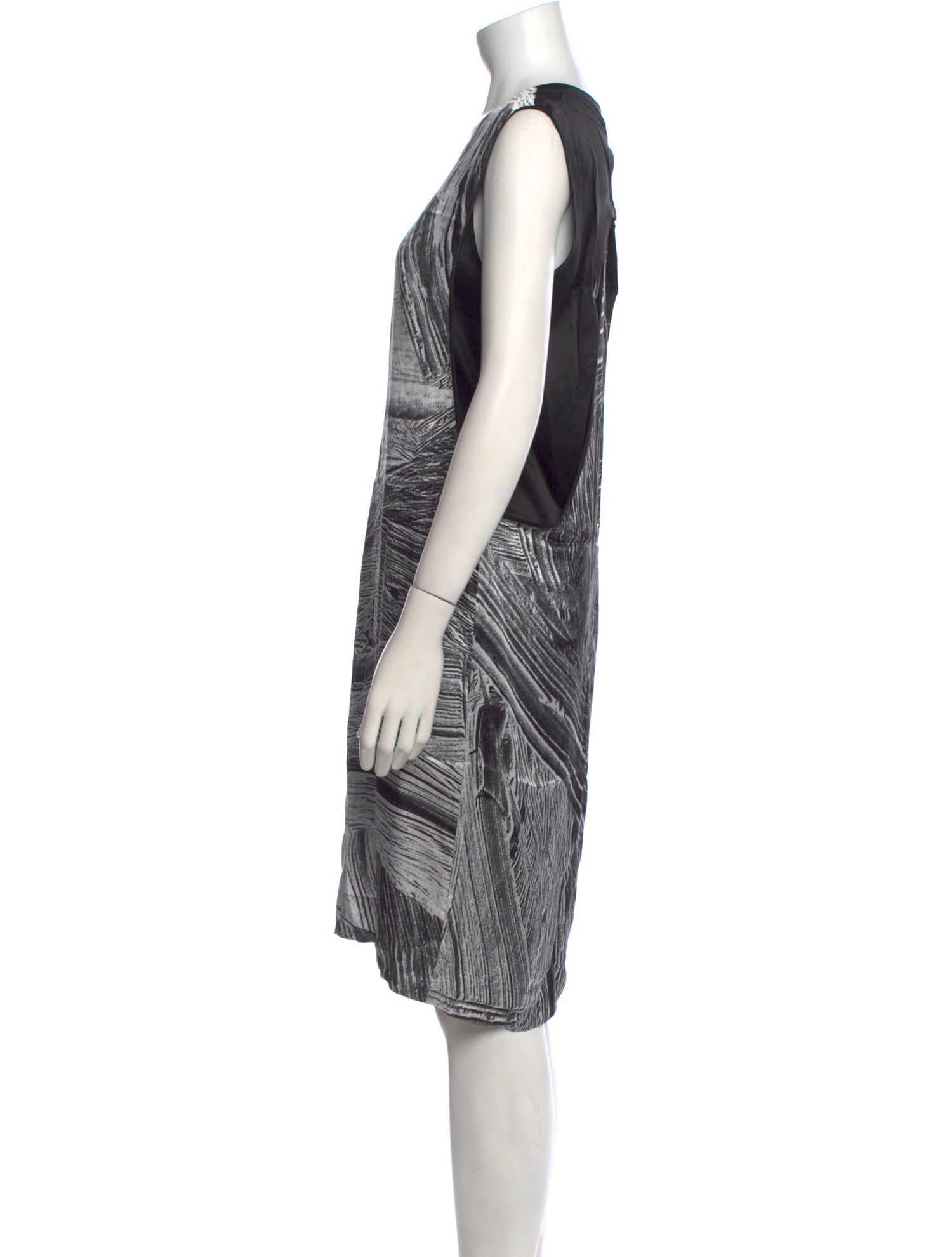 Helmut Lang Silk Knee-Length Dress