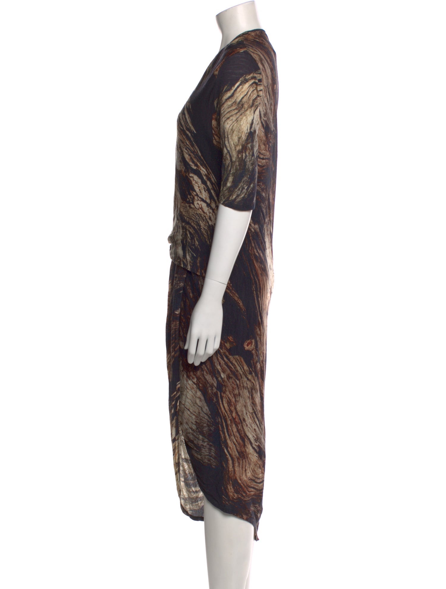 Helmut Lang Wool Knee-Length Dress