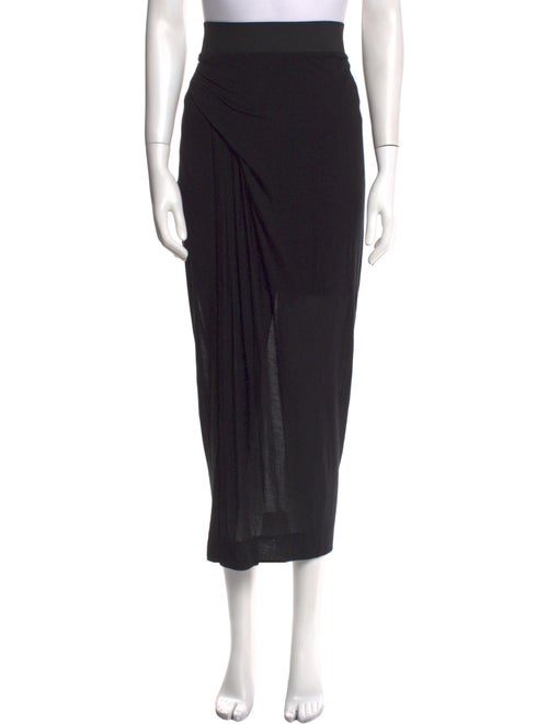 Helmut Lang Cutout Accent Midi Length Skirt