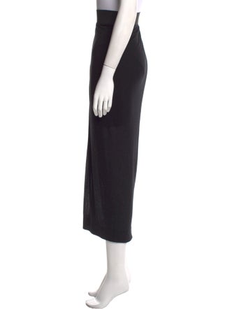 Helmut Lang Cutout Accent Midi Length Skirt