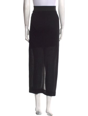 Helmut Lang Cutout Accent Midi Length Skirt