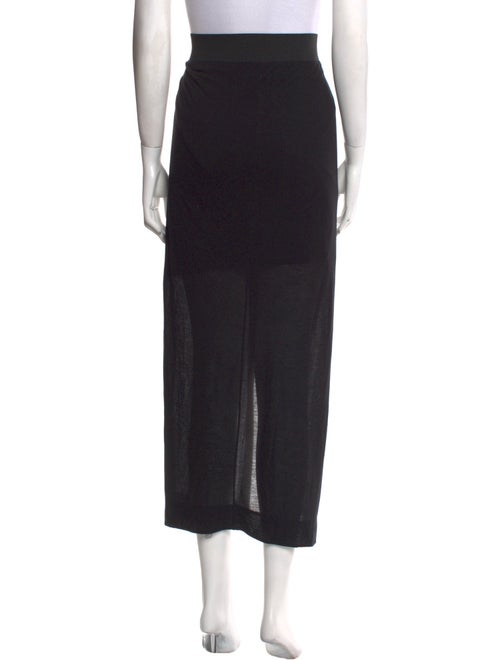 Helmut Lang Cutout Accent Midi Length Skirt
