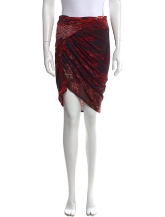 Helmut Lang Wool Knee-Length Skirt